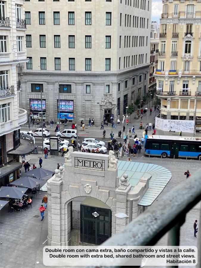 Gran Via Sol Rooms Madrid Exterior foto